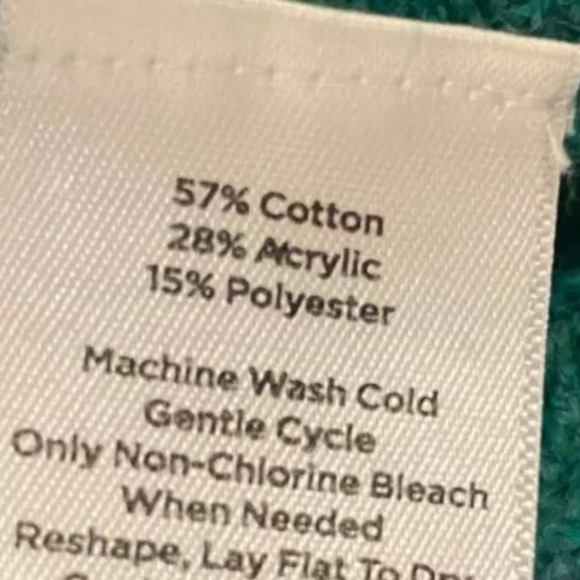 Talbots Green Cable Knit Sweater - Picture 11 of 11